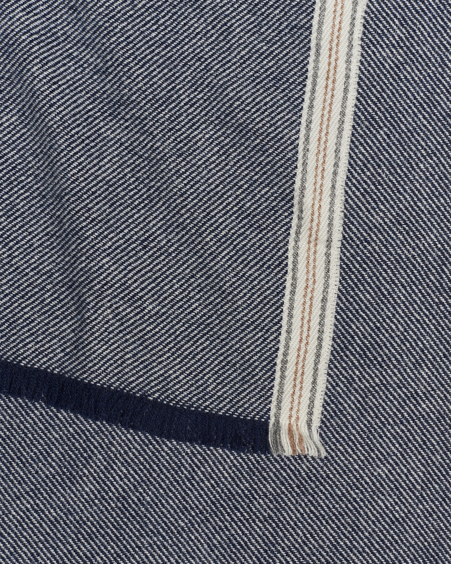 Mies | Brunello Cucinelli Cashmere Scarf Denim Blue | Brunello Cucinelli | Cashmere Scarf Denim Blue