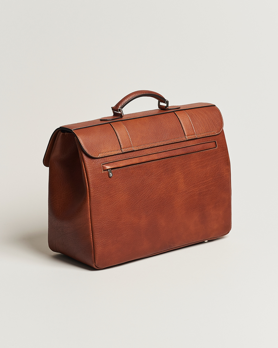 Mies | Brunello Cucinelli Grain Leather Briefcase Cognac | Brunello Cucinelli | Grain Leather Briefcase Cognac