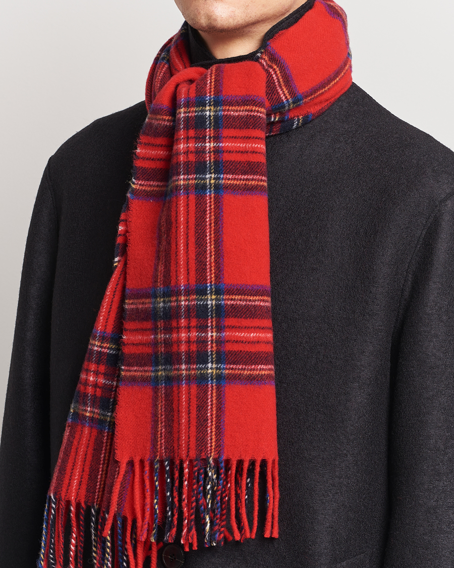 Mies | Morris Arthur Check Scarf  Red | Morris | Arthur Check Scarf  Red