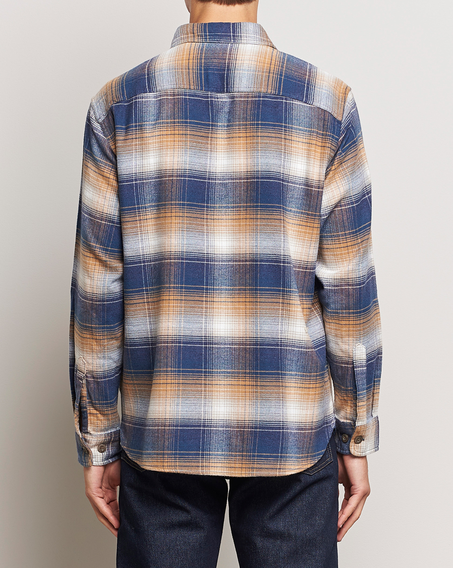 Mies | Kauluspaidat | Pendleton | Burnside Flannel Shirt Navy/Tan