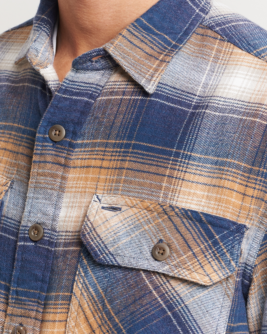 Mies | Kauluspaidat | Pendleton | Burnside Flannel Shirt Navy/Tan