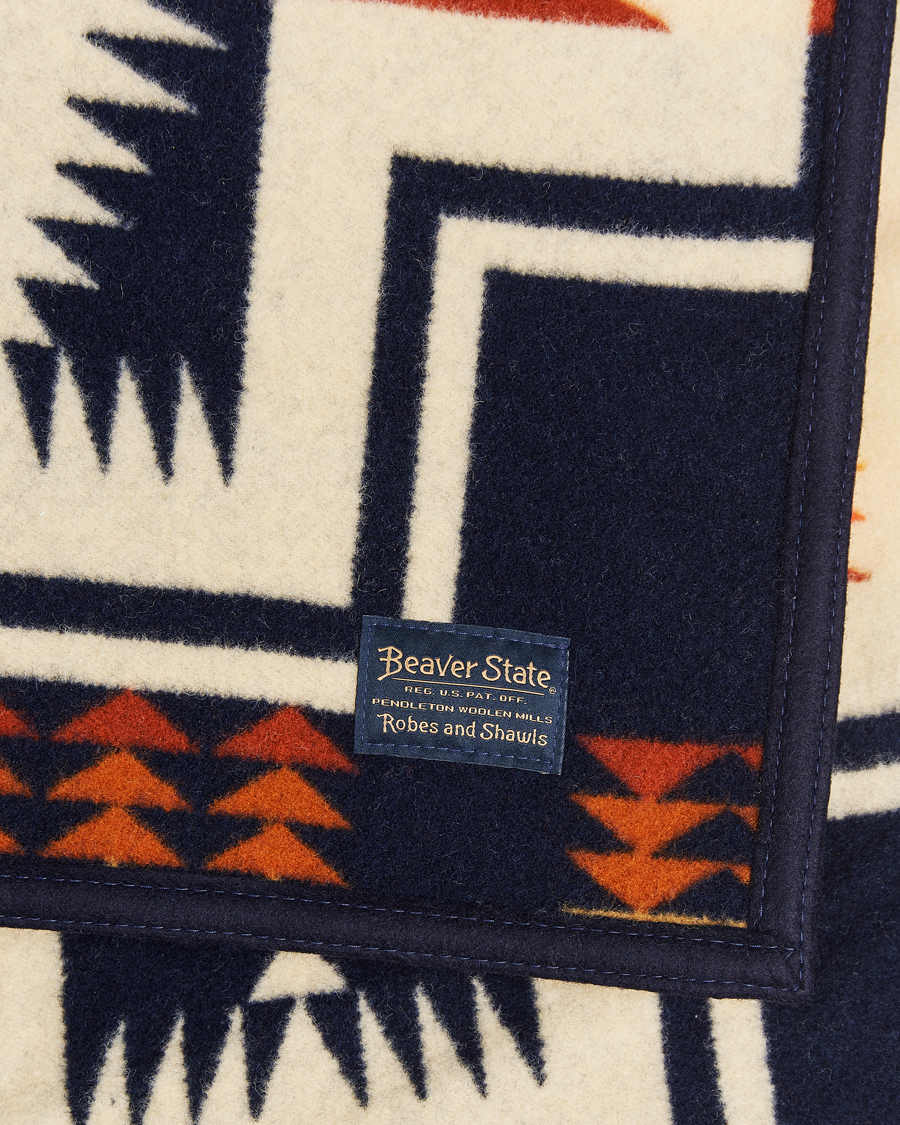 Mies | Pendleton Jacquard Blanket Harding Navy | Pendleton | Jacquard Blanket Harding Navy