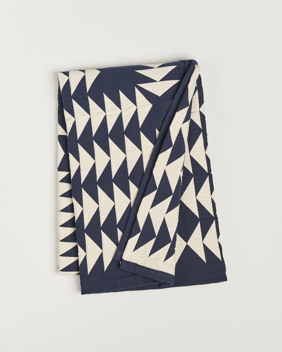 Mies | Tekstiilit | Pendleton | Organic Cotton Matelasse Blanket Midnight Nova