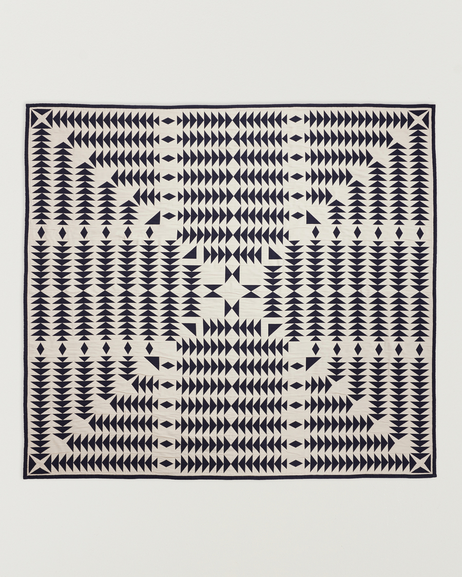 Mies | Tekstiilit | Pendleton | Organic Cotton Matelasse Blanket Midnight Nova