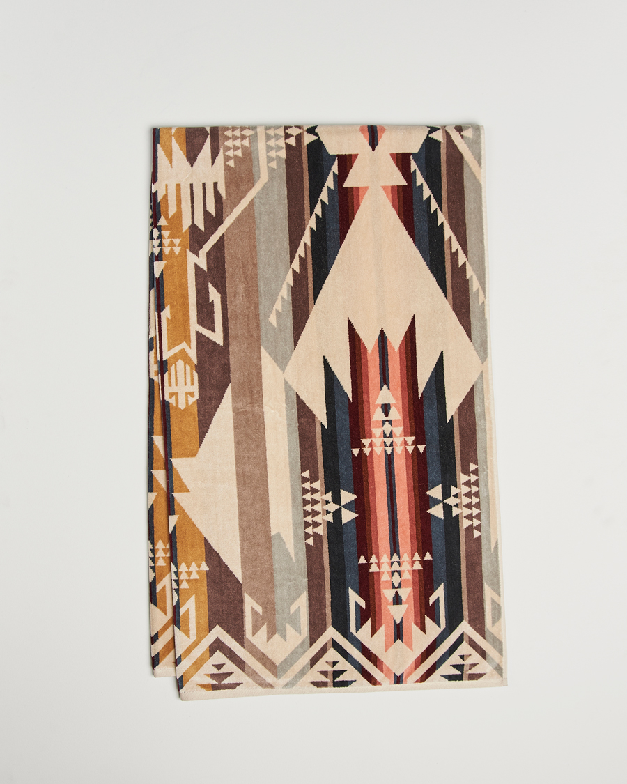 Mies | Pendleton Oversized Jacquard Spa Towel White Sands | Pendleton | Oversized Jacquard Spa Towel White Sands