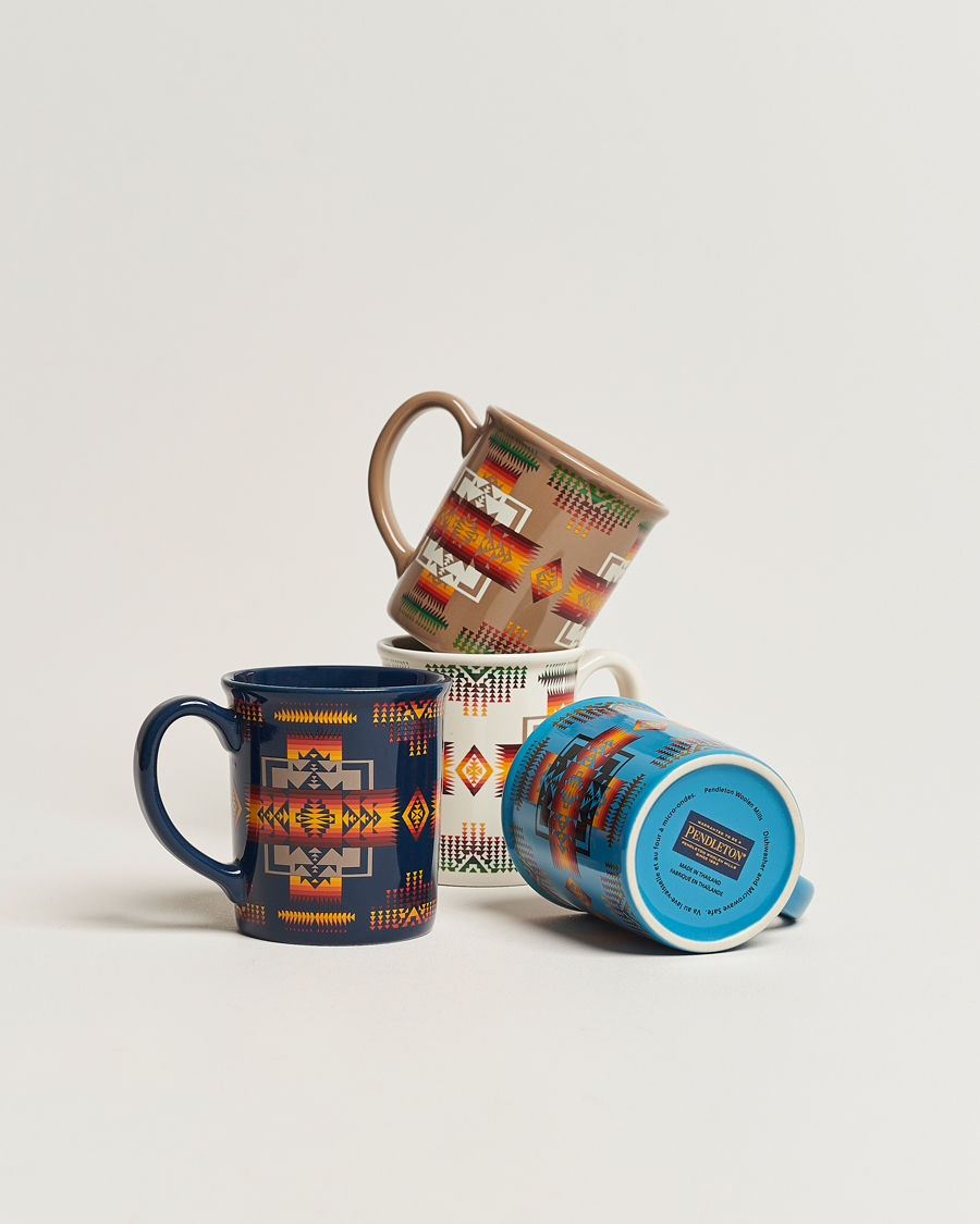 Mies | Pendleton Ceramic Mug Set 4-Pack Chief Joseph Mix | Pendleton | Ceramic Mug Set 4-Pack Chief Joseph Mix