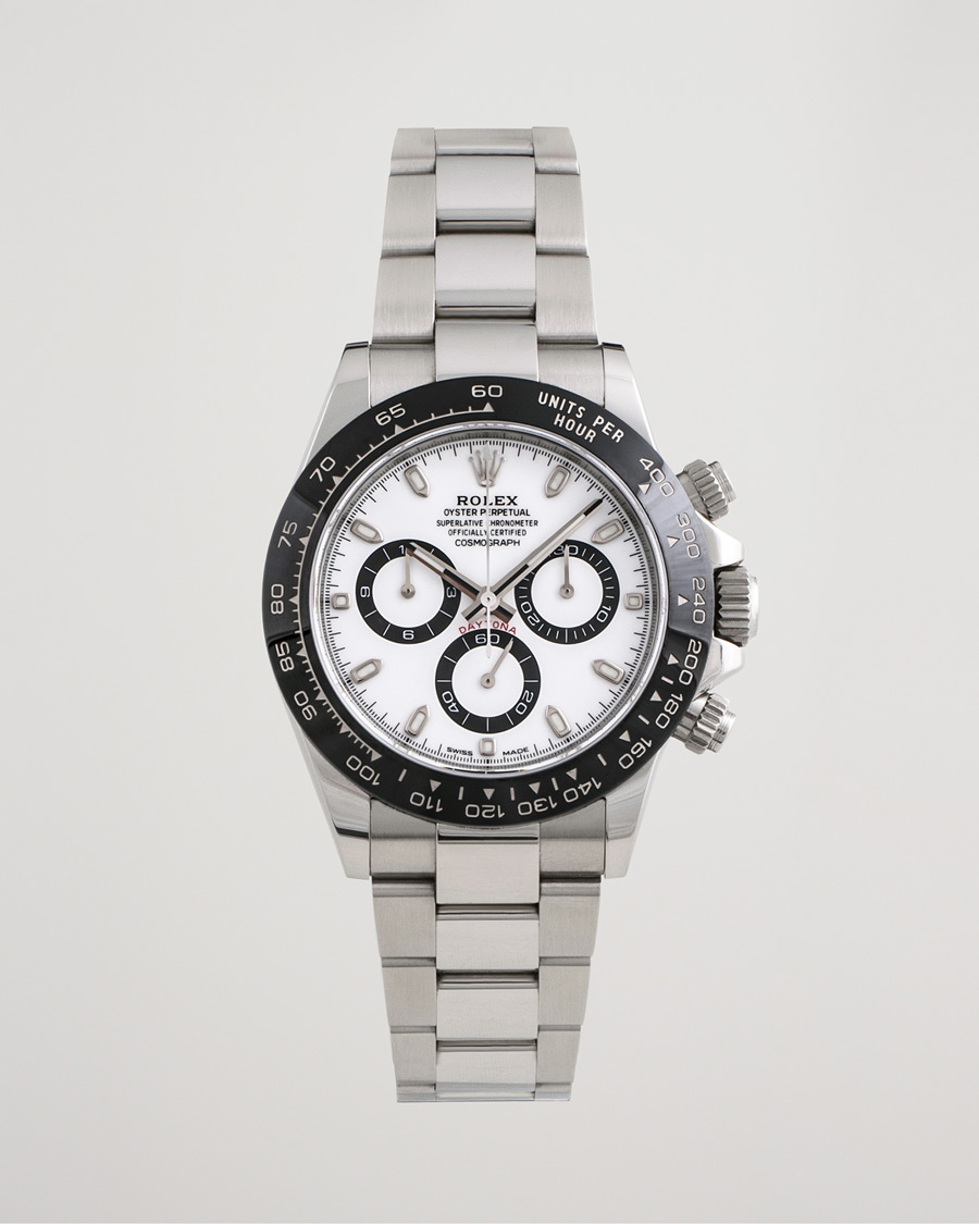Mies | Rolex Pre-Owned Daytona 116500LN Steel White Steel White | Rolex Pre-Owned | Daytona 116500LN Steel White Steel White