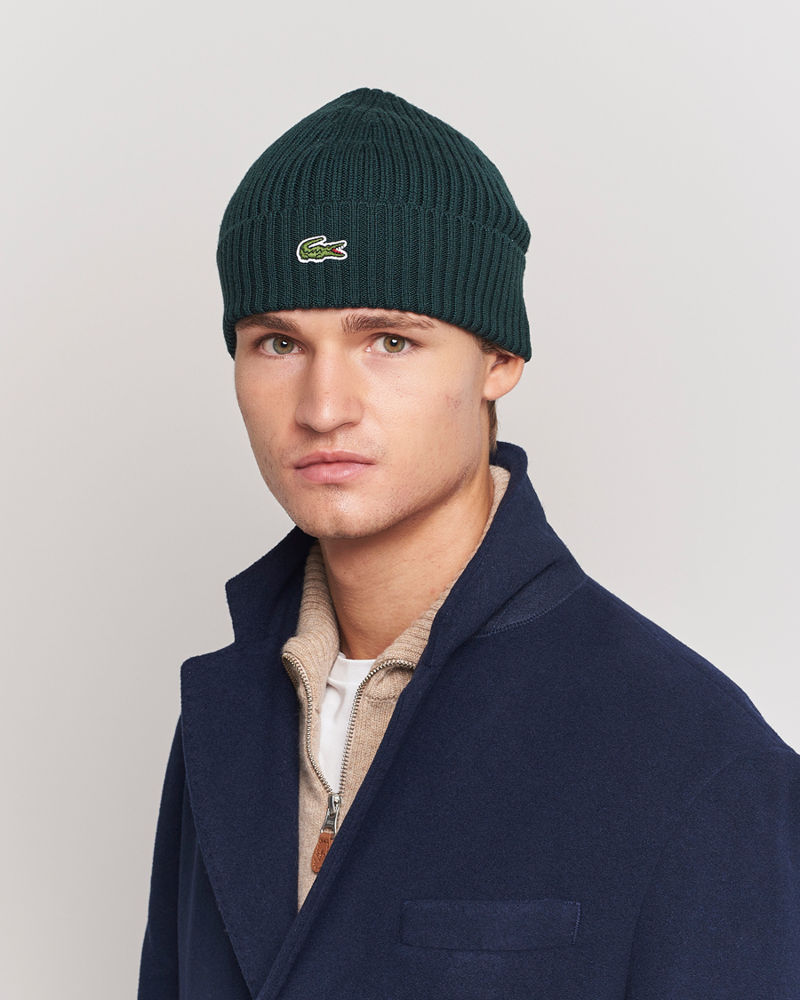 Mies |  | Lacoste | Wool Knitted Beanie Sinople