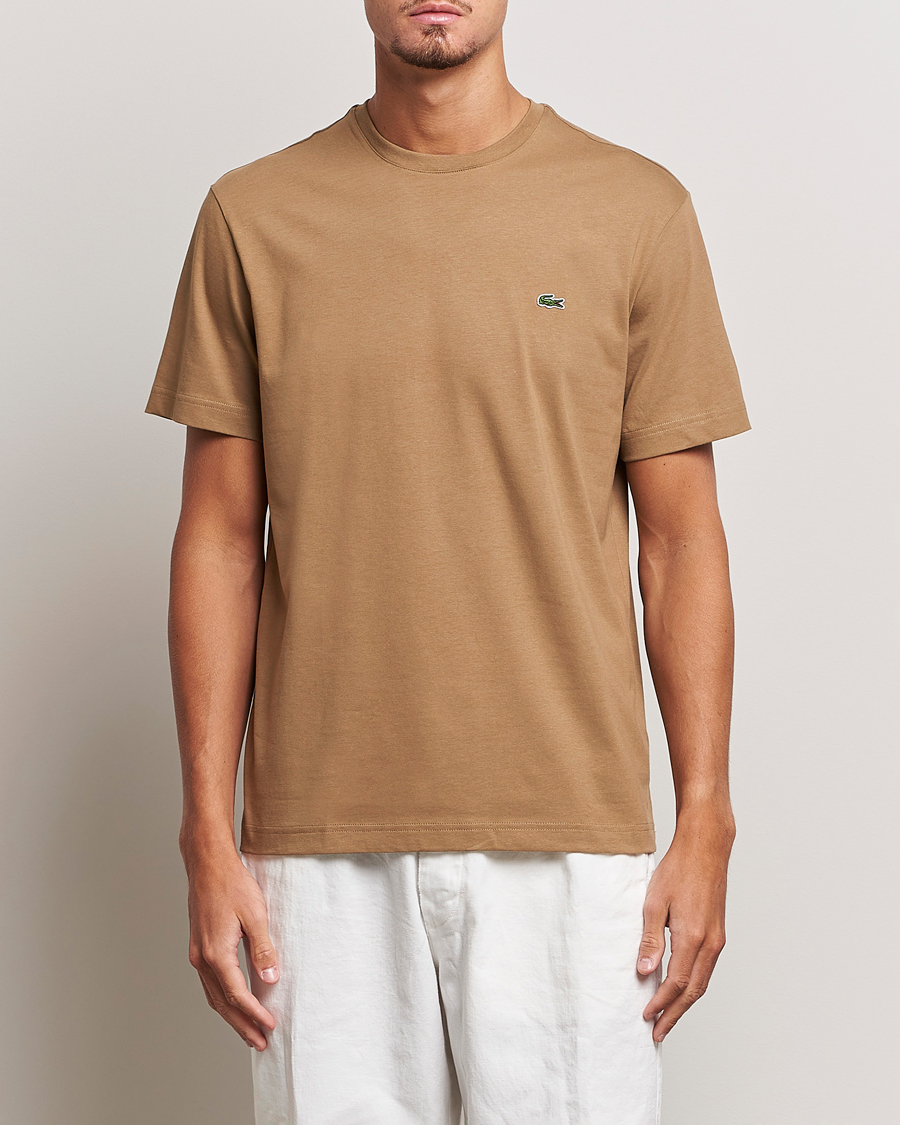 Mies | T-paidat | Lacoste | Crew Neck T-Shirt Cookie