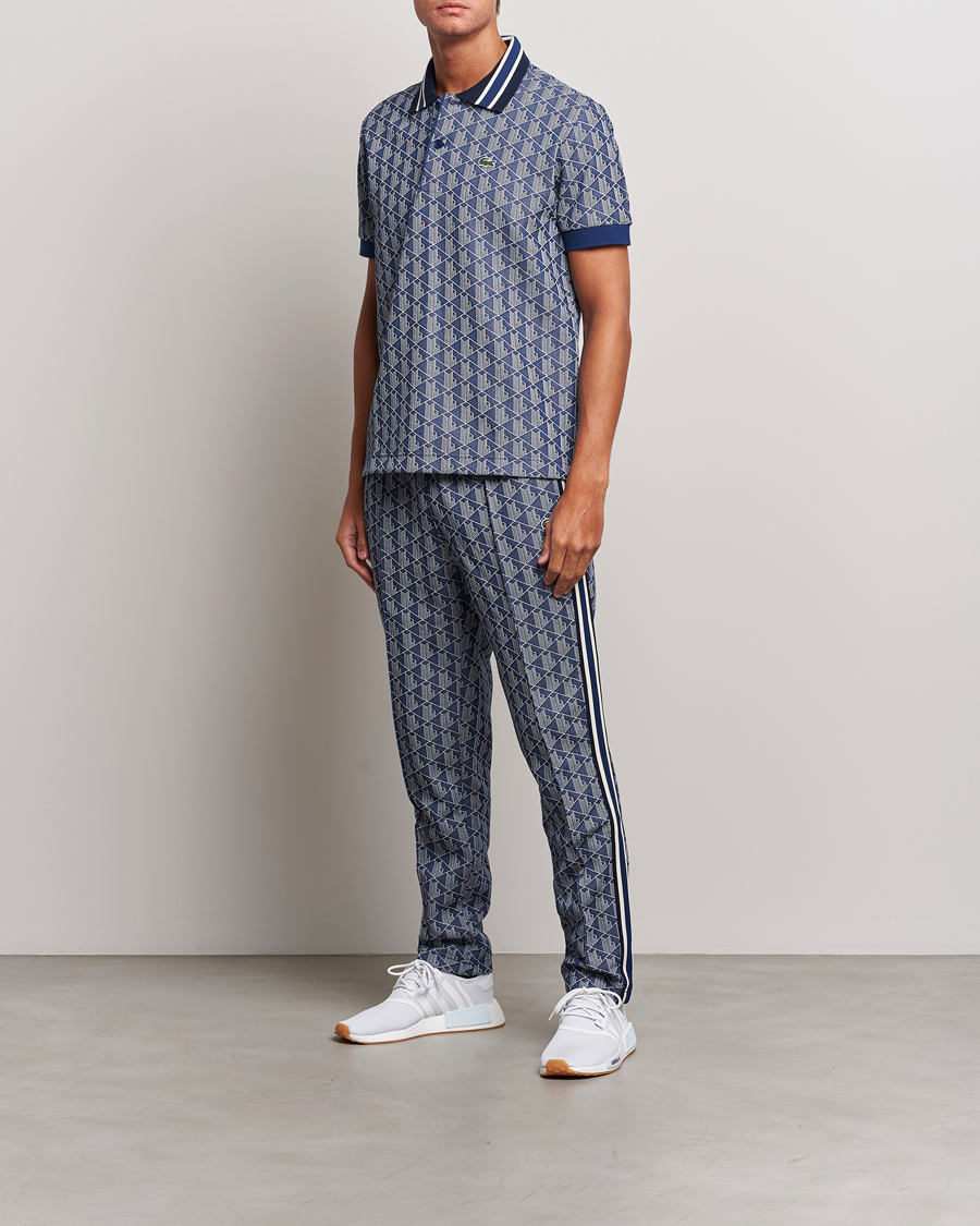 Mies | Pikeet | Lacoste | Classic Fit Monogram Polo Methylene/Flour