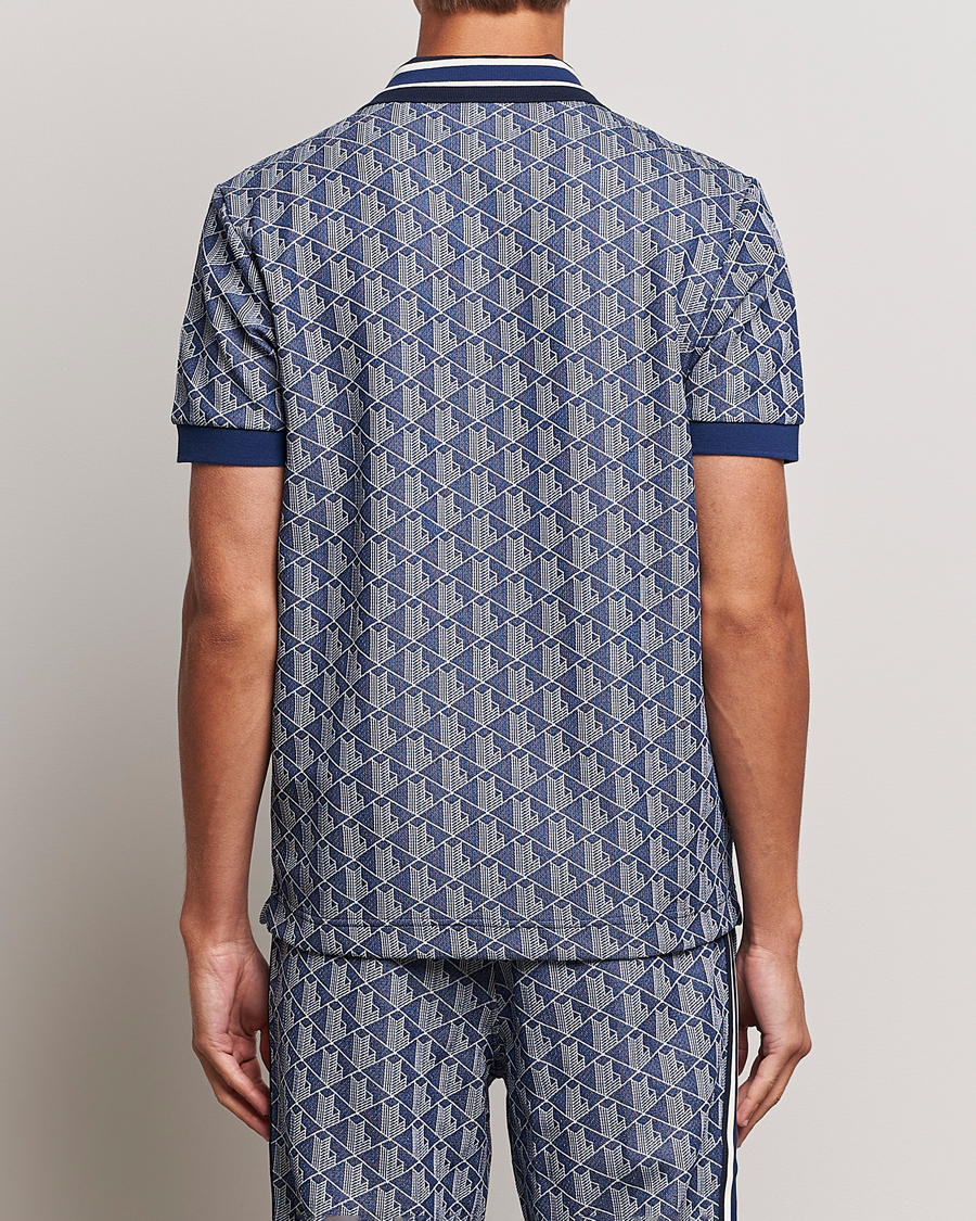 Mies | Pikeet | Lacoste | Classic Fit Monogram Polo Methylene/Flour