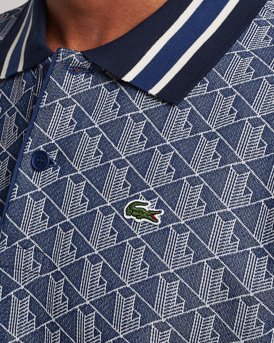 Mies | Pikeet | Lacoste | Classic Fit Monogram Polo Methylene/Flour