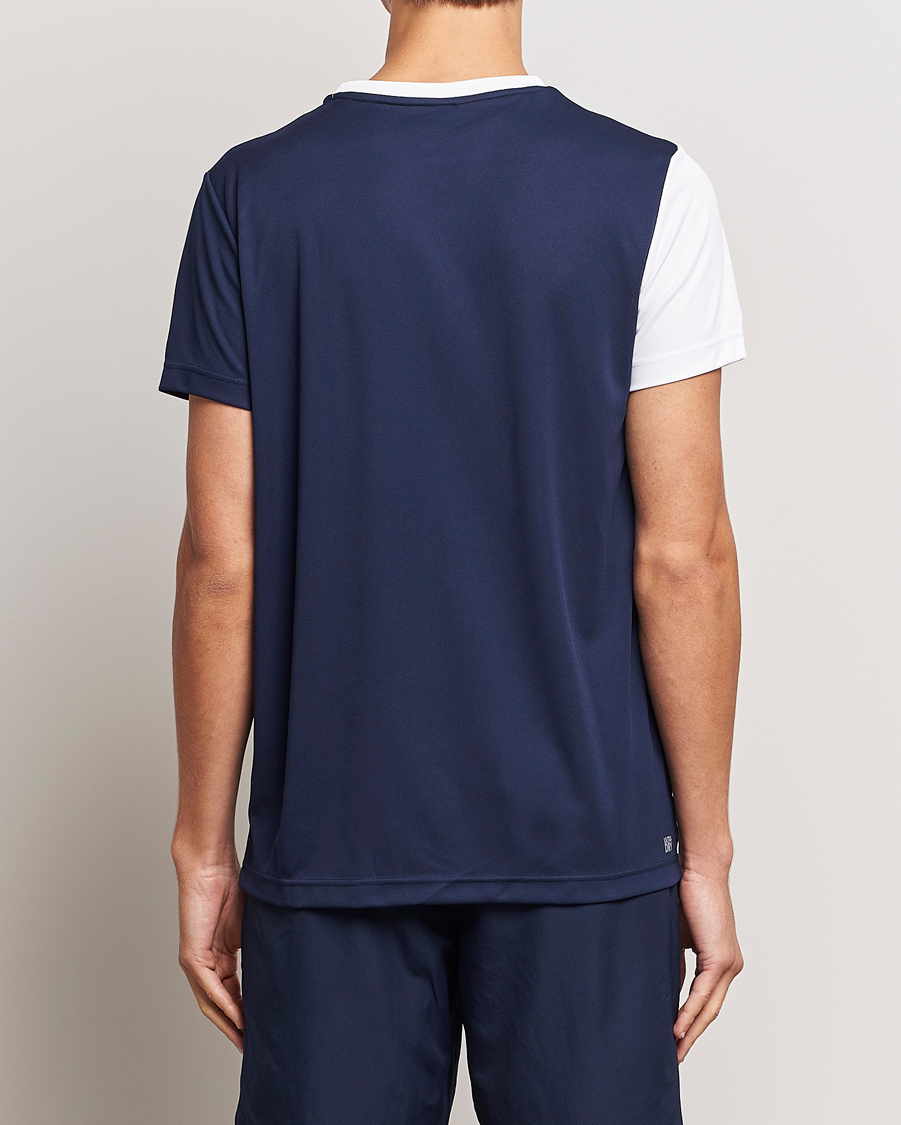 Mies | T-paidat | Lacoste Sport | Performance Colourblocked T-Shirt White/Navy