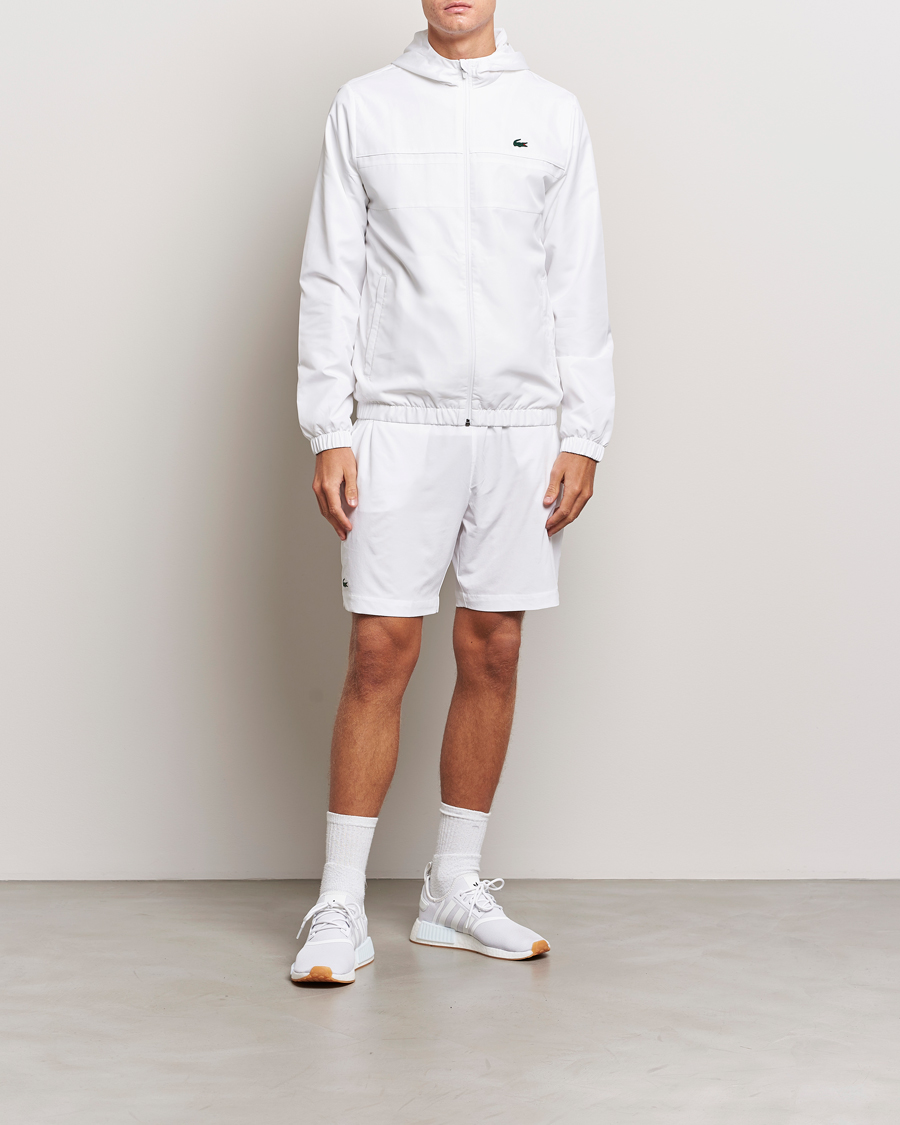 Mies | Puserot | Lacoste Sport | Performance Full Zip Hoodie White