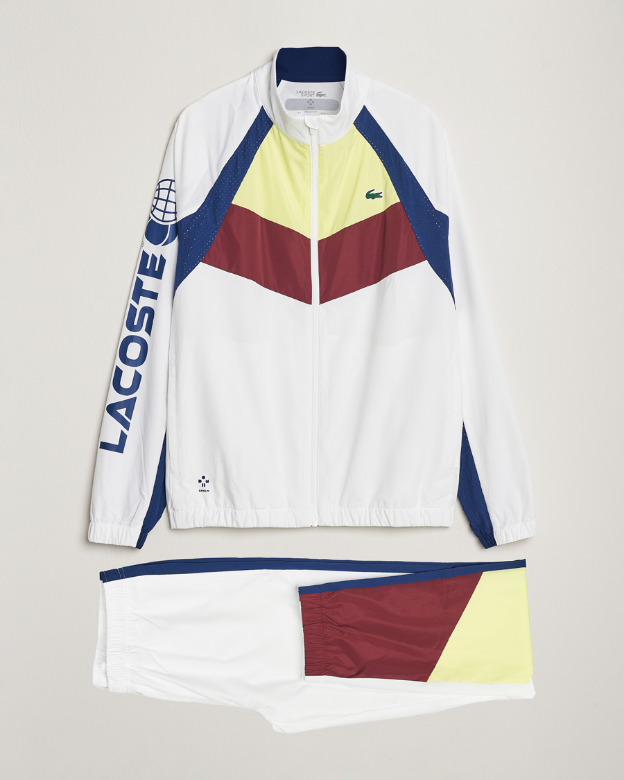 Mies | Housut | Lacoste Sport | Retro Tennis Tracksuit Set White Multi