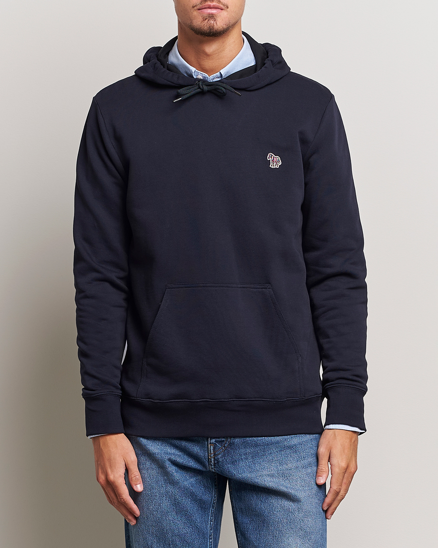 Mies | Puserot | PS Paul Smith | Zebra Organic Cotton Hoodie Navy