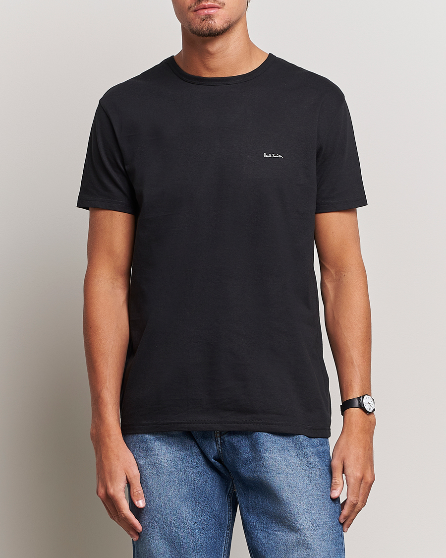 Mies | Best of British | Paul Smith | 3-Pack Crew Neck T-Shirt Black/Grey/White