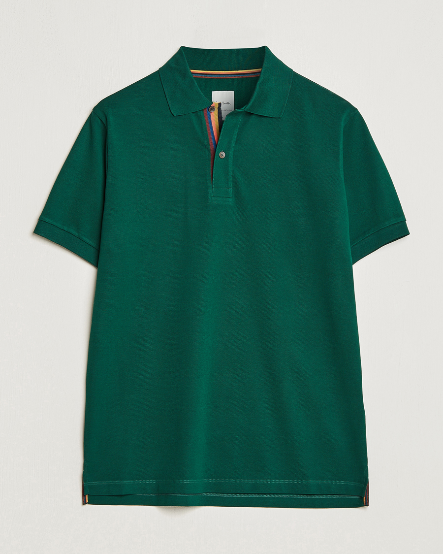 Mies | Pikeet | Paul Smith | Placket Stripe Polo Green