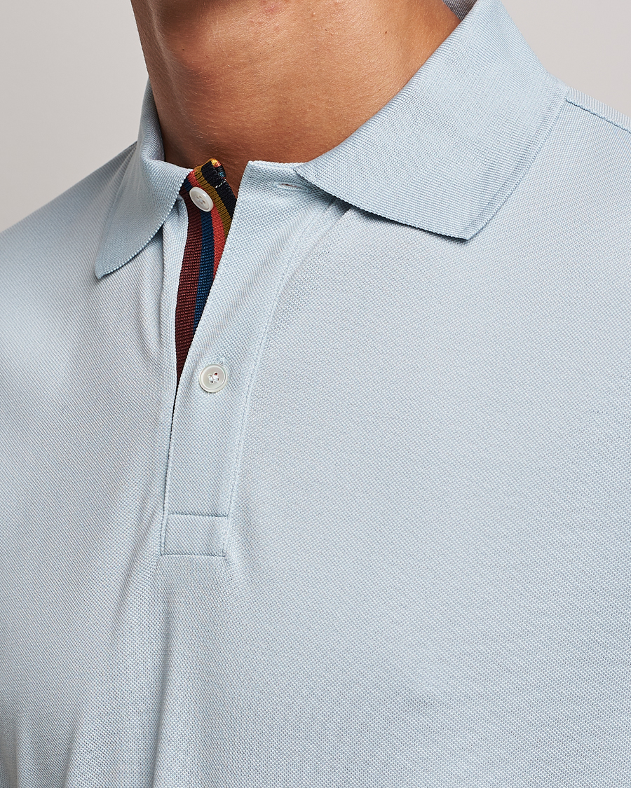 Mies | Pikeet | Paul Smith | Placket Stripe Polo Light Blue