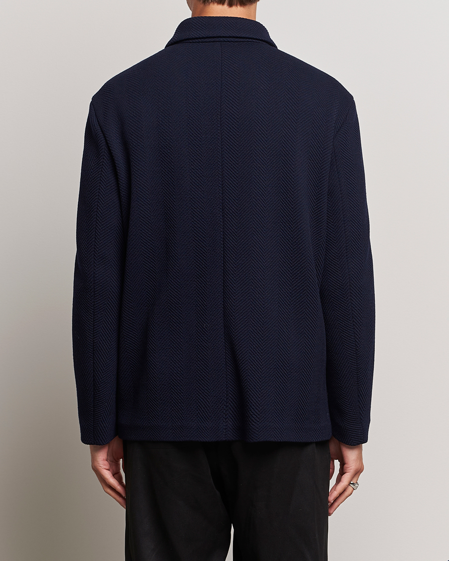 Mies | Takit | Giorgio Armani | Heavy Jersey Chore Jacket Navy