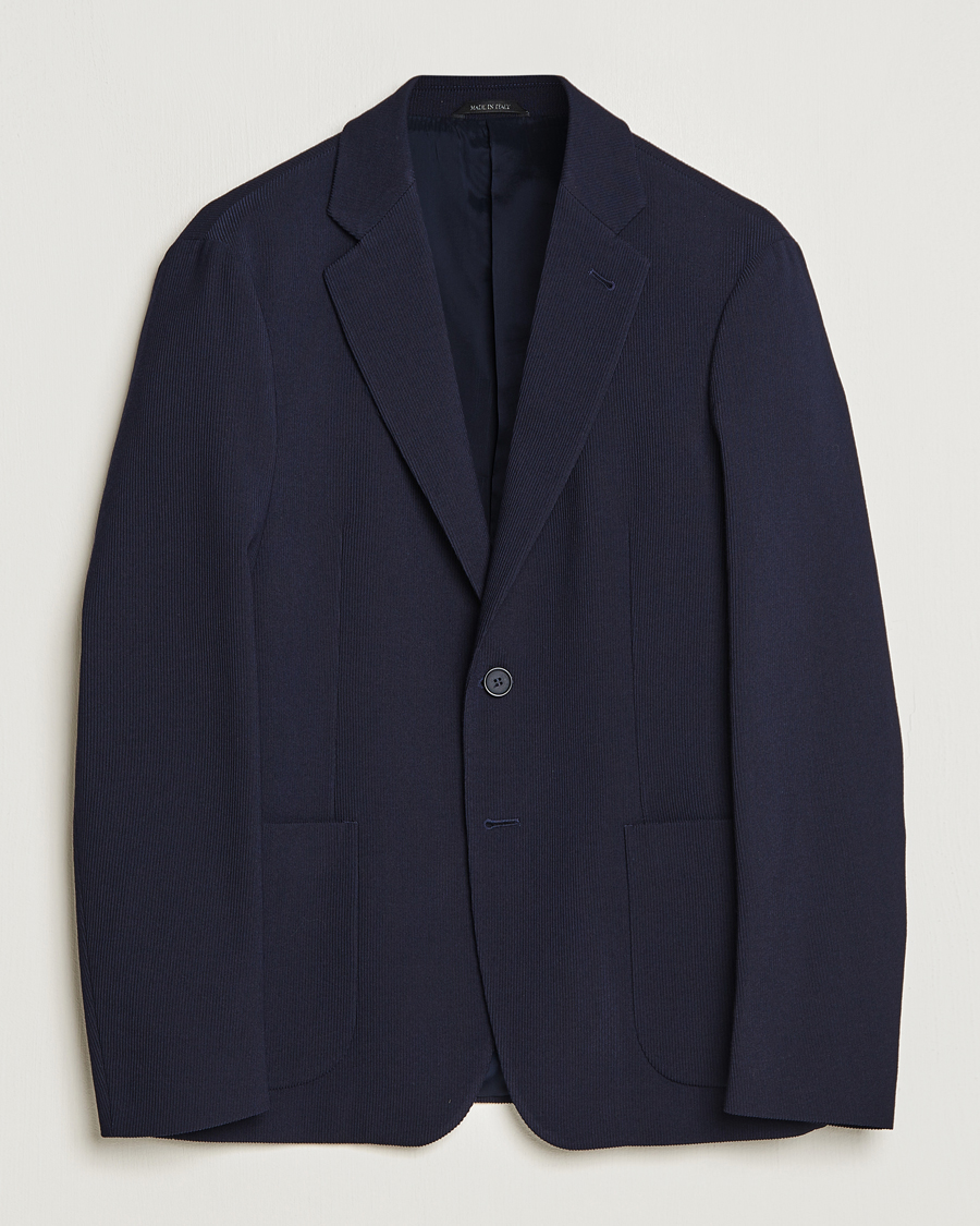 Mies | Pikkutakit | Giorgio Armani | Wool Stretch Blazer Navy