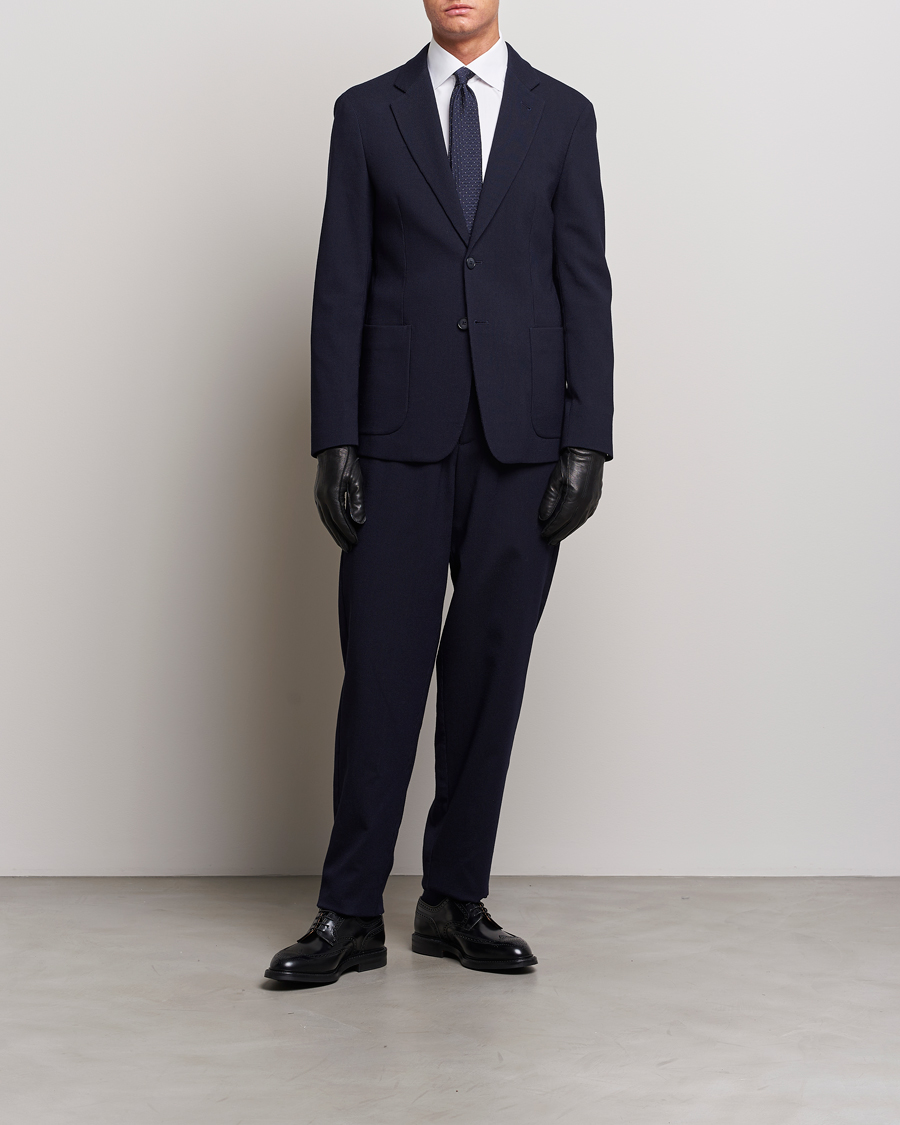 Mies | Pikkutakit | Giorgio Armani | Wool Stretch Blazer Navy