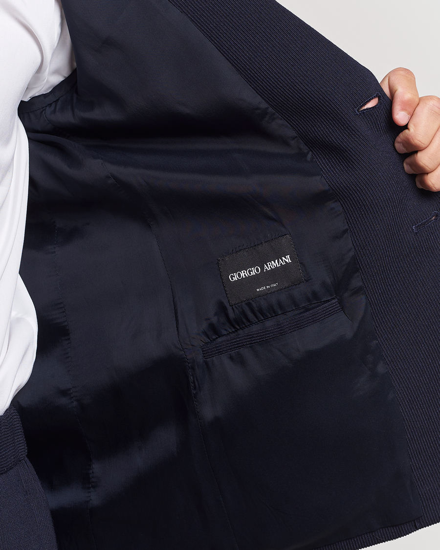 Mies | Pikkutakit | Giorgio Armani | Wool Stretch Blazer Navy