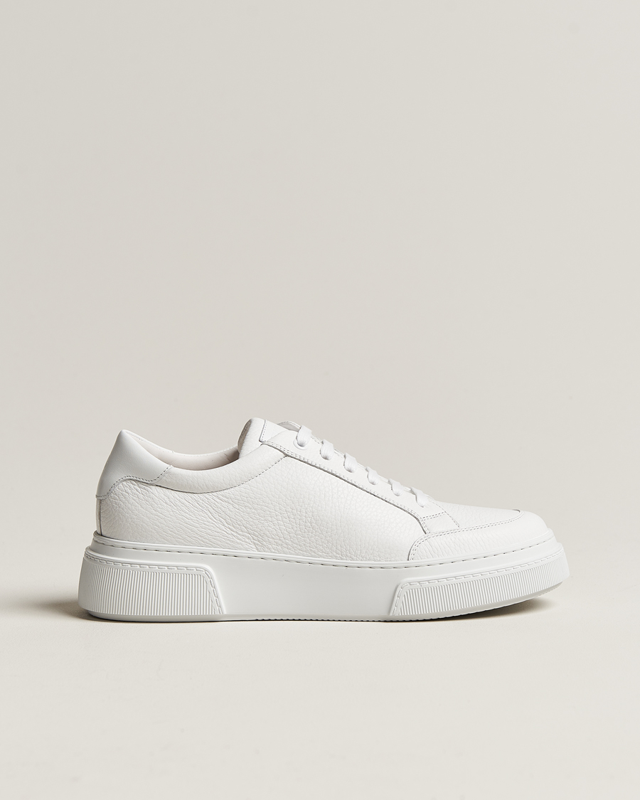 Mies | Giorgio Armani Deerskin Sneakers White | Giorgio Armani | Deerskin Sneakers White