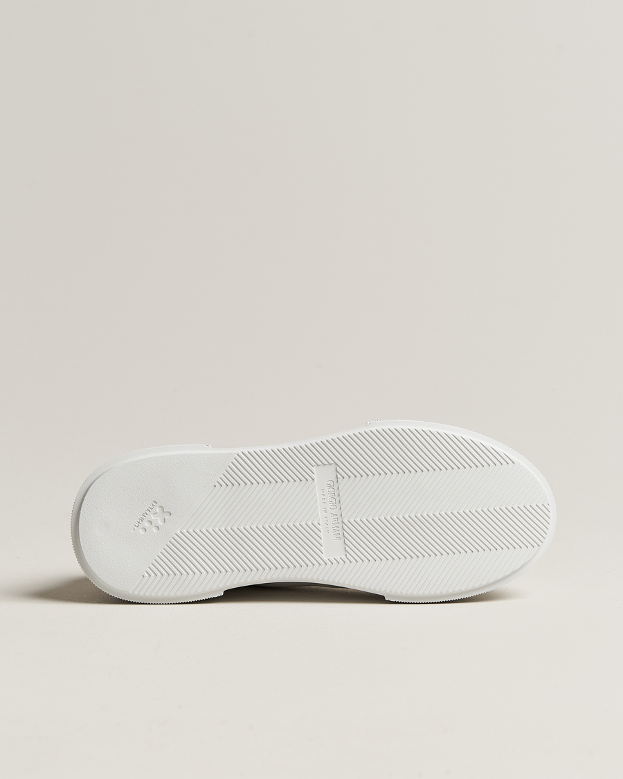 Mies | Giorgio Armani Deerskin Sneakers White | Giorgio Armani | Deerskin Sneakers White