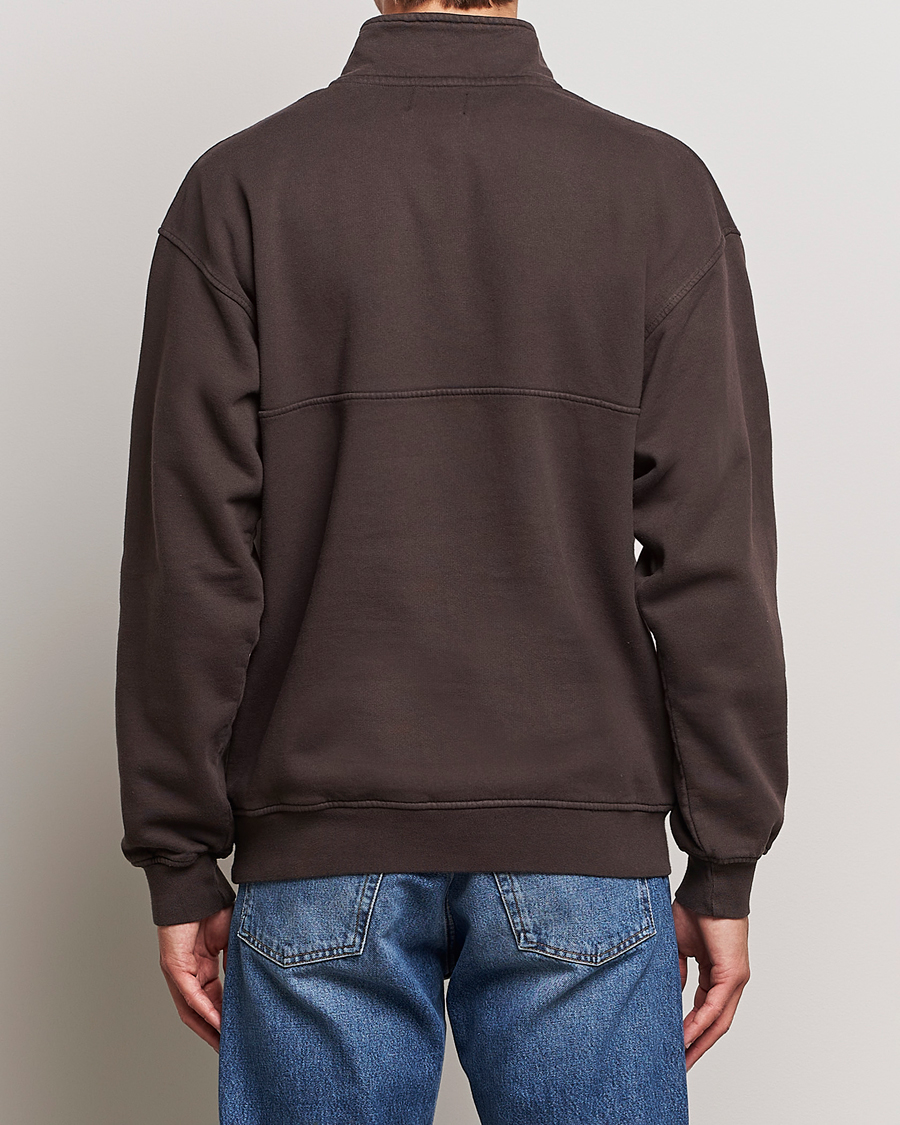 Mies | Puserot | Colorful Standard | Classic Organic Half-Zip Coffee Brown