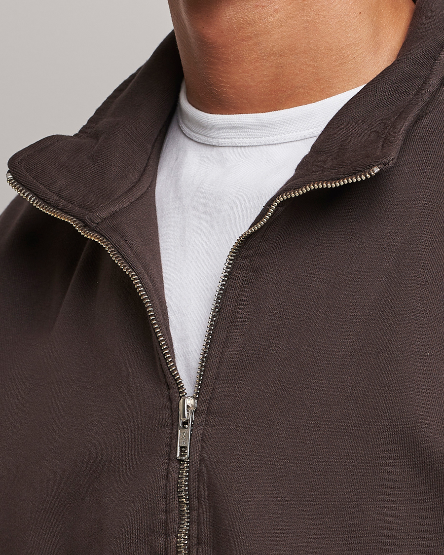 Mies | Puserot | Colorful Standard | Classic Organic Half-Zip Coffee Brown