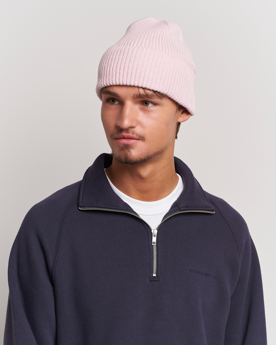 Mies | Pipot | Colorful Standard | Merino Wool Beanie Faded Pink