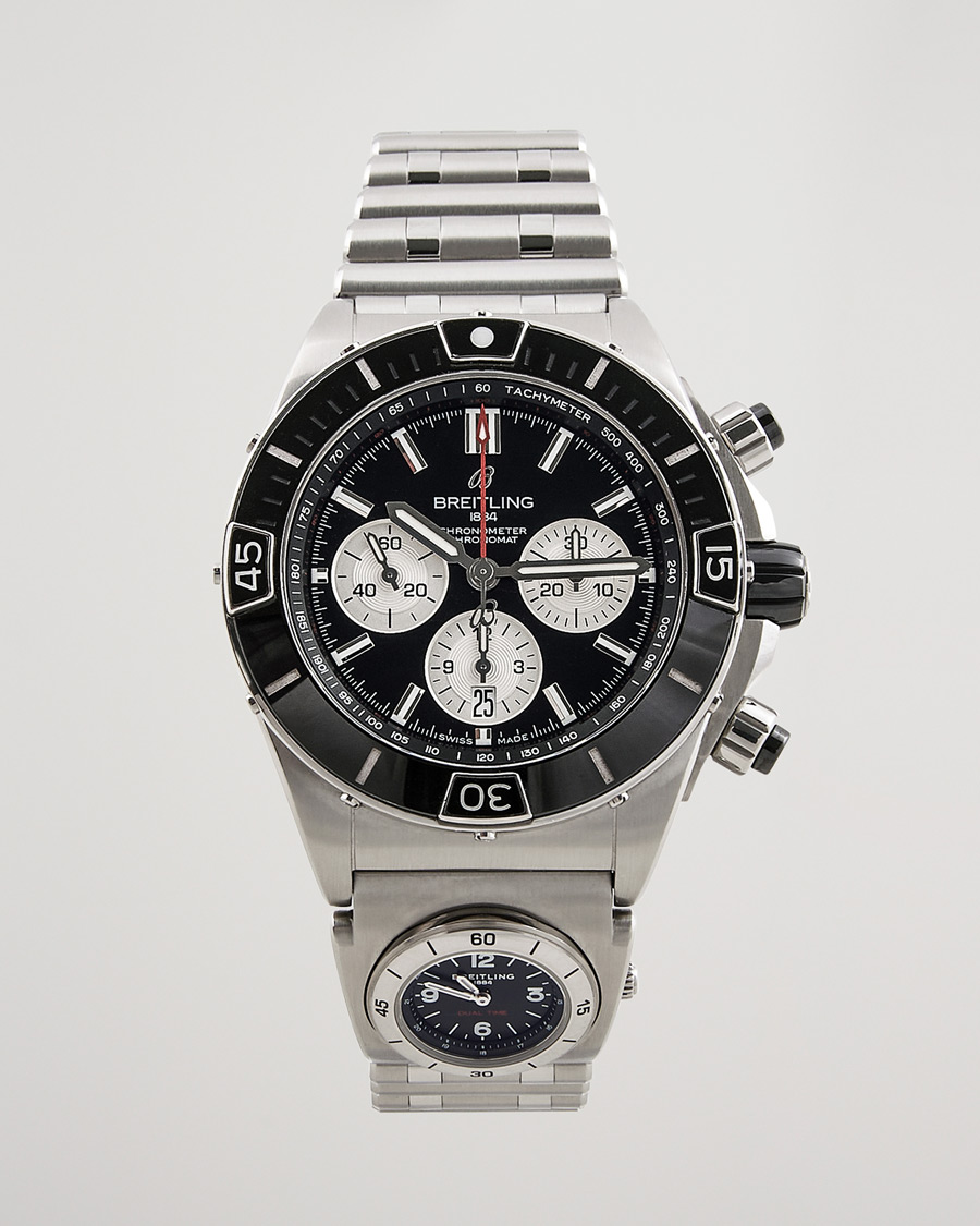 Mies | Breitling Pre-Owned Super Chronomat B01 44 Steel Black | Breitling Pre-Owned | Super Chronomat B01 44 Steel Black