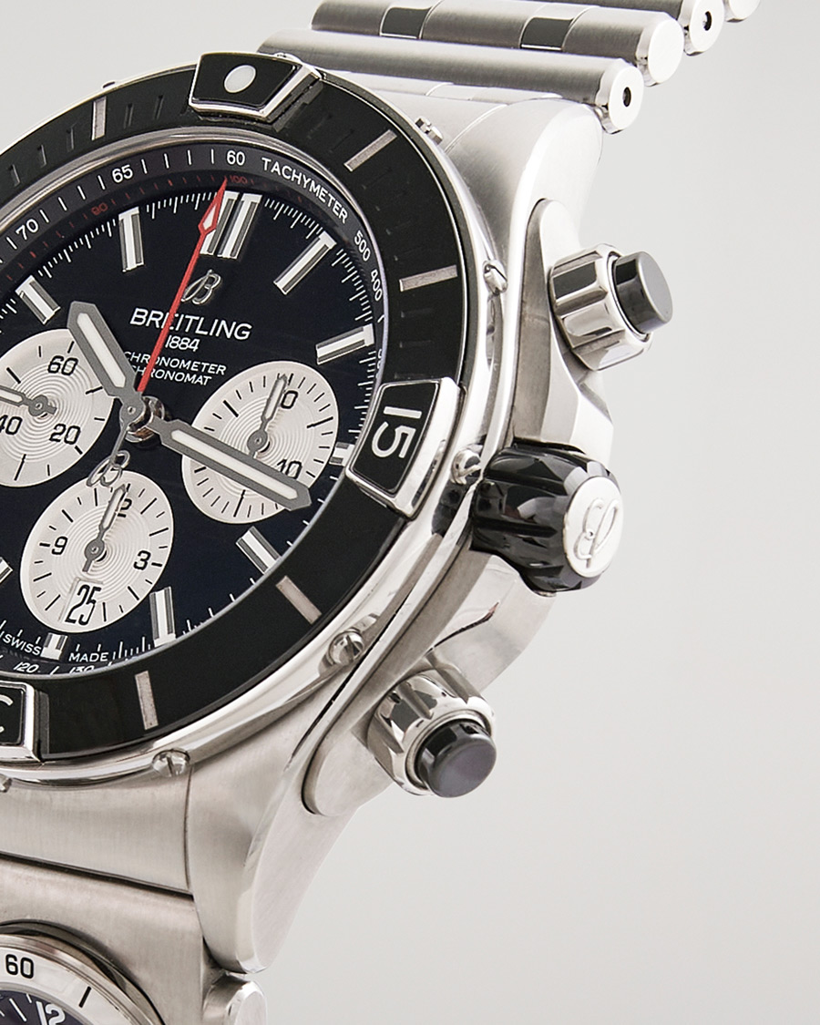 Mies | Breitling Pre-Owned Super Chronomat B01 44 Steel Black | Breitling Pre-Owned | Super Chronomat B01 44 Steel Black