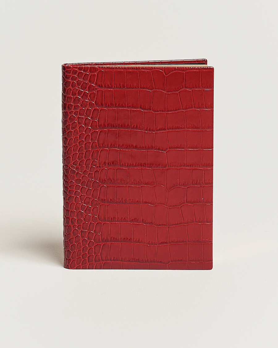Mies | Smythson Mara Leather Soho Notebook Red | Smythson | Mara Leather Soho Notebook Red