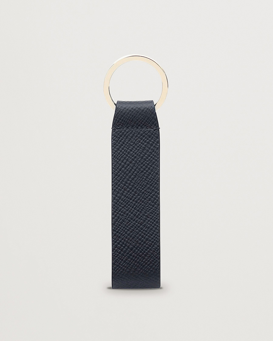 Mies | Avaimenperät | Smythson | Panama Leather Keyring Navy