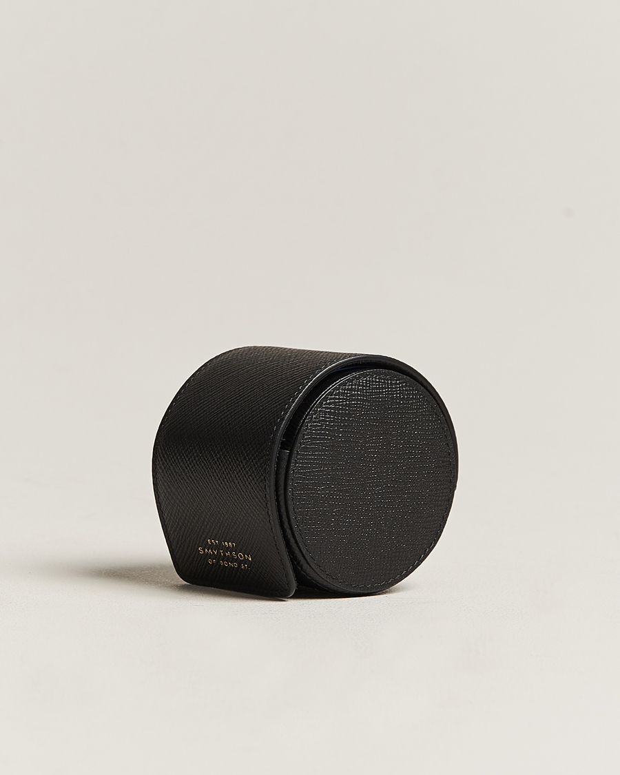 Mies | Kello- ja korurasiat | Smythson | Panama Single Watch Roll Black