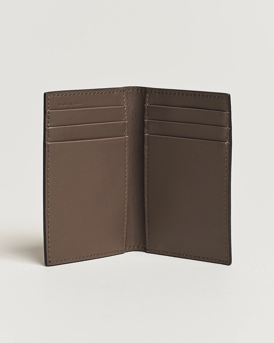 Mies |  | Smythson | Ludlow 6 Folded  Wallet Dark Taupe