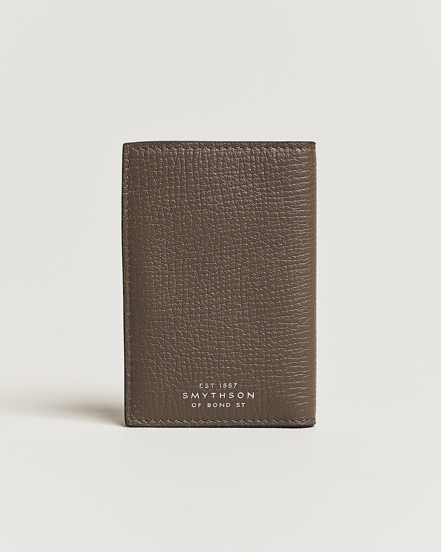 Mies | Smythson Ludlow 6 Folded Wallet Dark Taupe | Smythson | Ludlow 6 Folded Wallet Dark Taupe