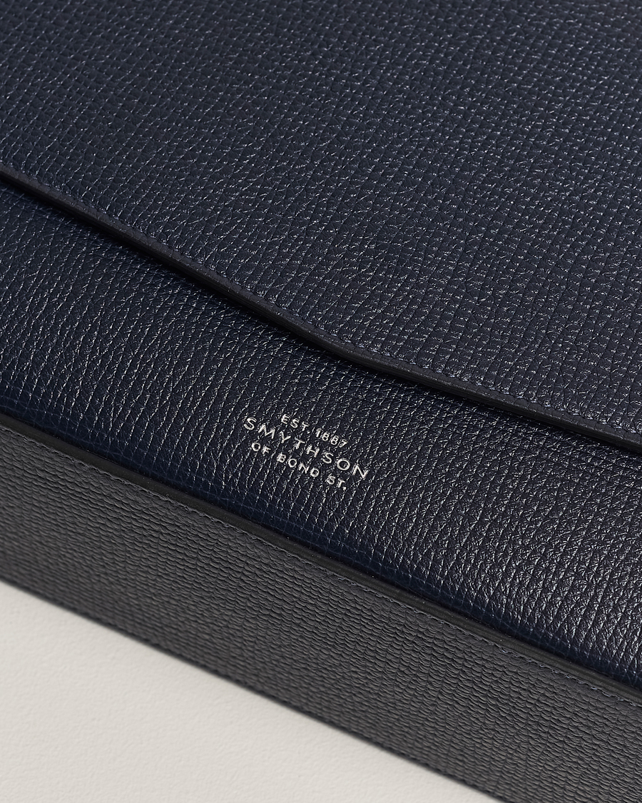 Mies | Smythson Ludlow Messenger Bag Navy | Smythson | Ludlow Messenger Bag Navy