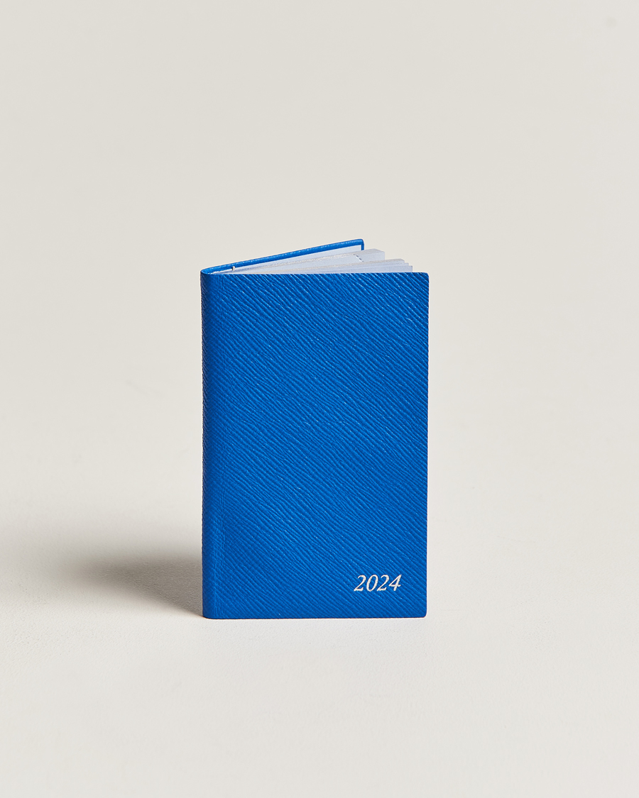 Mies | Smythson Panama Crossgrain Diary 2024 Lapis | Smythson | Panama Crossgrain Diary 2024 Lapis