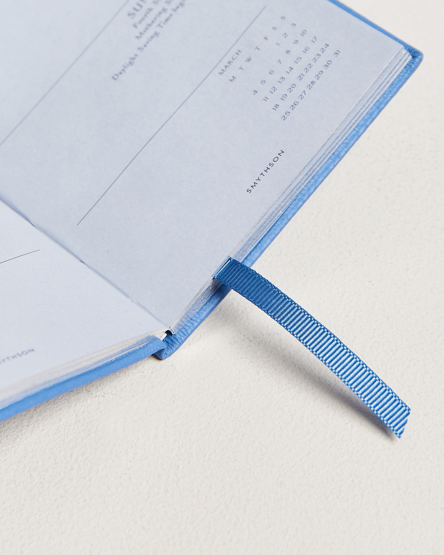 Mies | Smythson Panama Crossgrain Diary 2024 Nile Blue | Smythson | Panama Crossgrain Diary 2024 Nile Blue