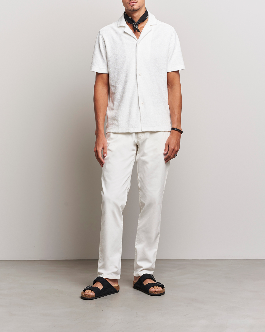 Mies | Housut | Orlebar Brown | Fallon Cotton Stretch Trousers Sea Mist