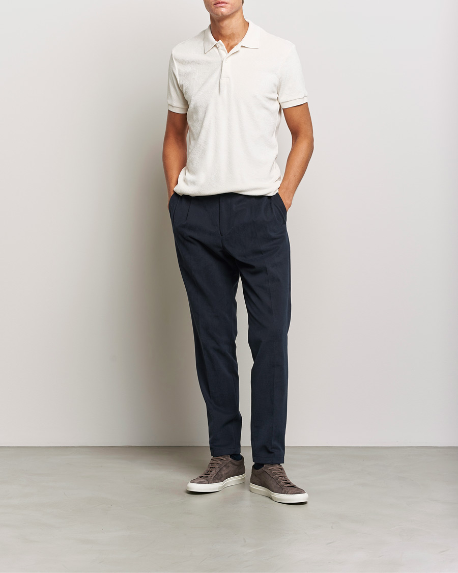 Mies | Pikeet | Orlebar Brown | Jarrett Towelling Polo Matchstick