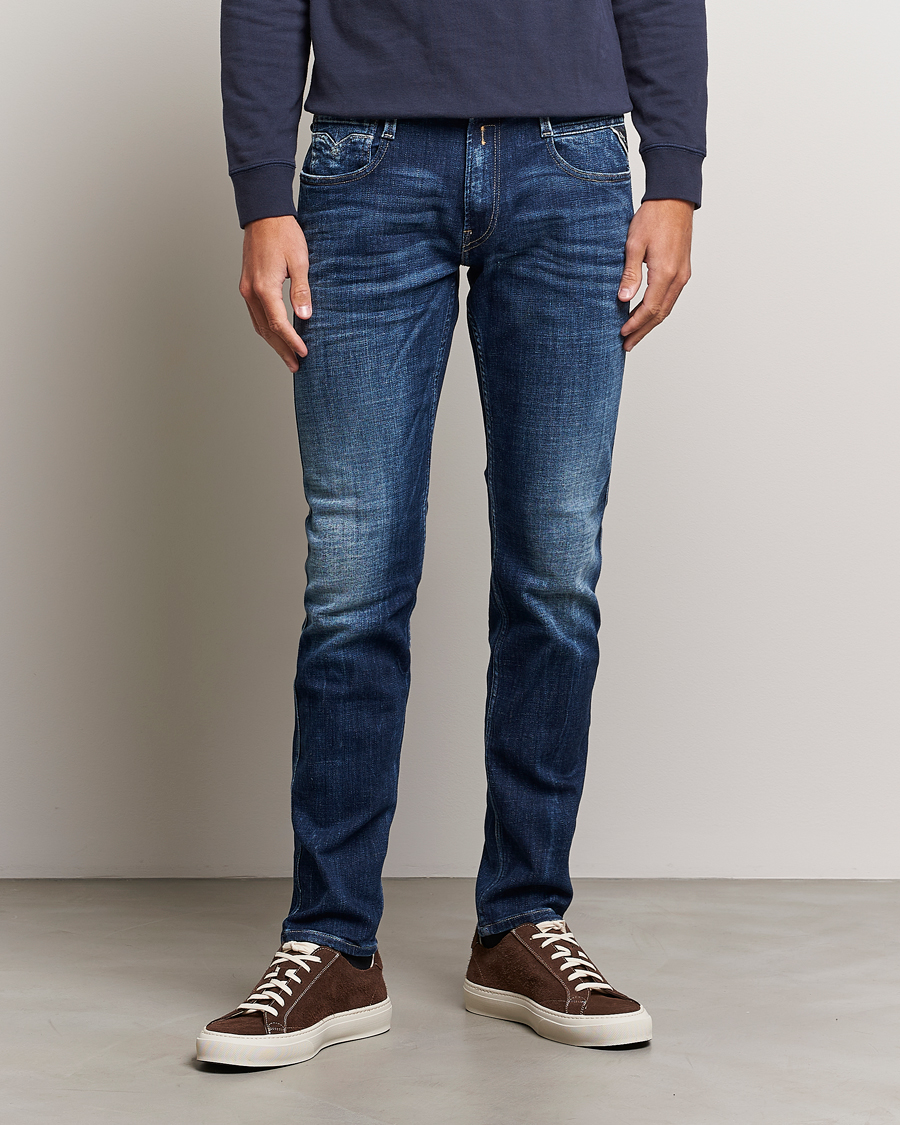 Mies |  | Replay | Anbass 1 Year Wash Jeans Medium Blue