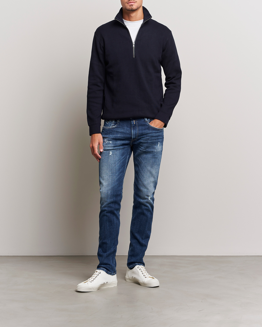 Mies | Farkut | Replay | Anbass 5 Years Wash Jeans Dark Blue