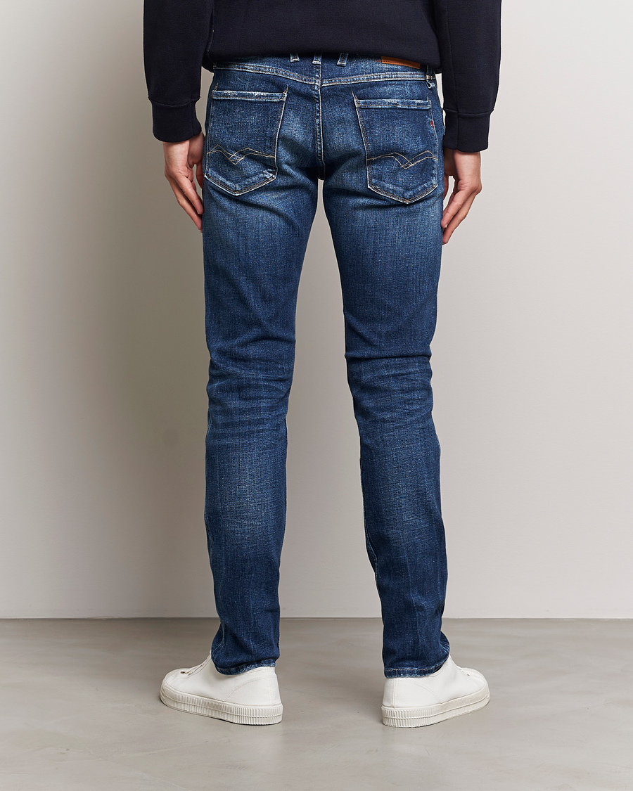 Mies | Farkut | Replay | Anbass 5 Years Wash Jeans Dark Blue
