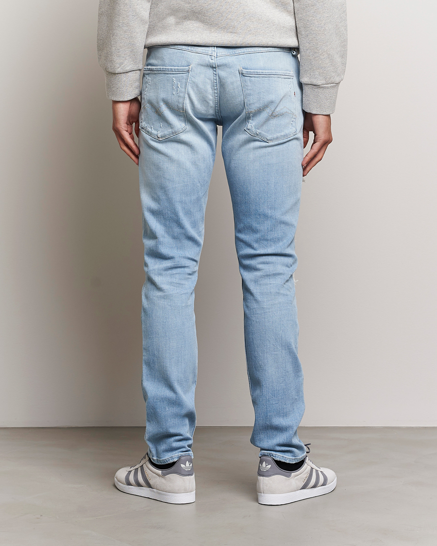 Mies | Farkut | Replay | Anbass 20 Years Wash Jeans Light Blue