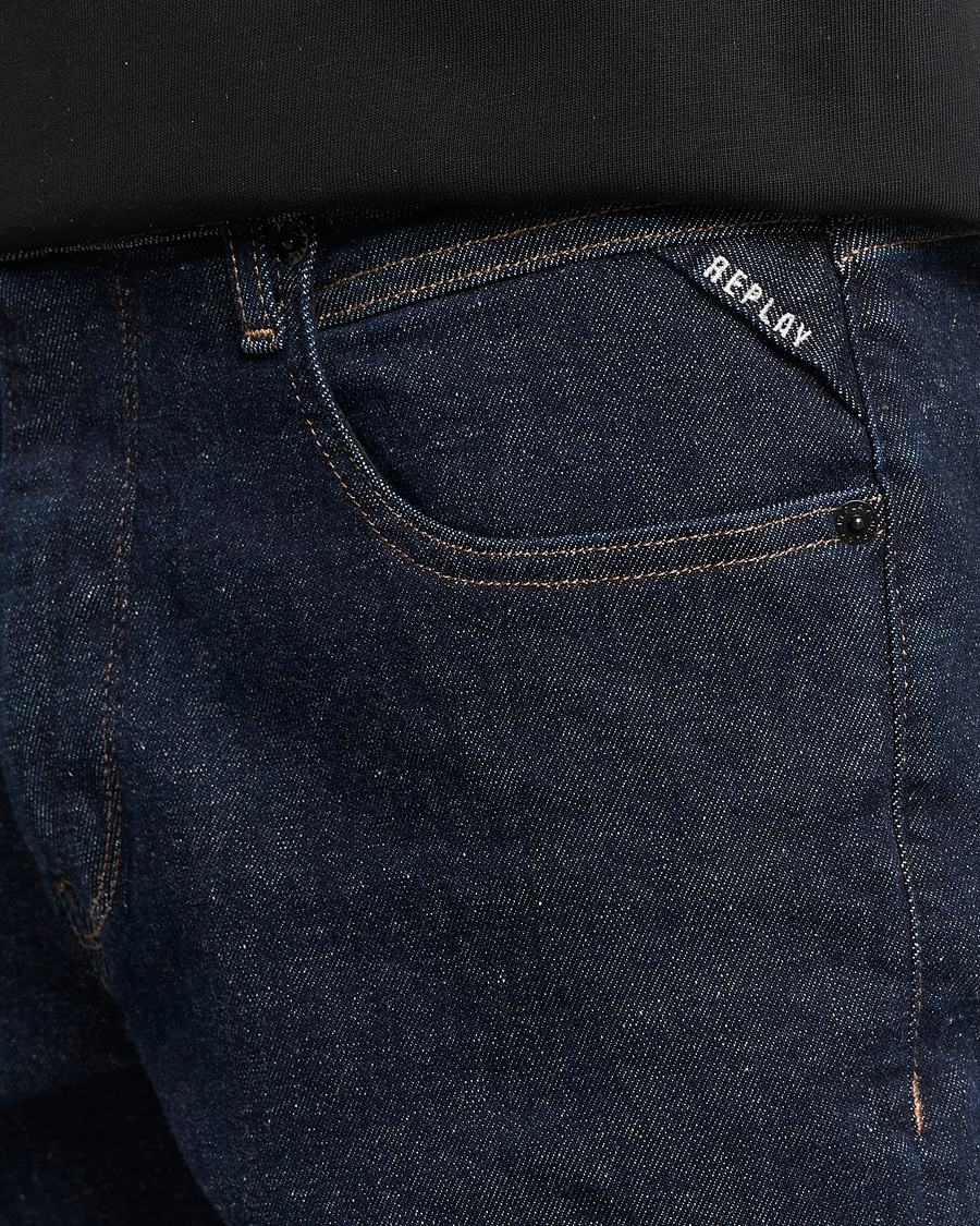 Mies | Farkut | Replay | Sartoriale Regular Fit Hyperflex Jeans Dark Blue