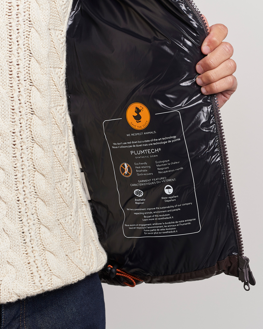 Mies | Takit | Save The Duck | Edgard Padded Puffer Brown Black